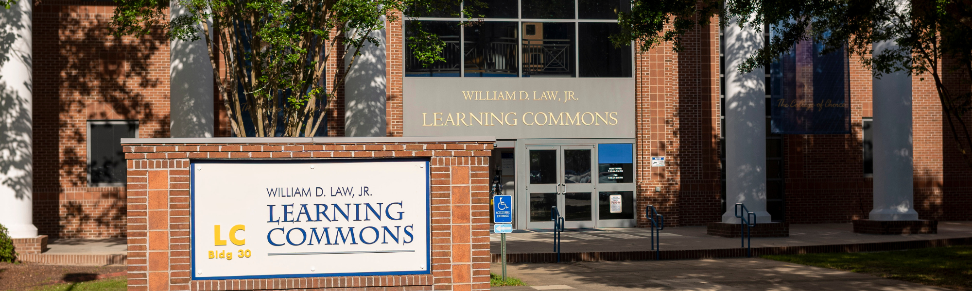 Top of Learning Commons Building