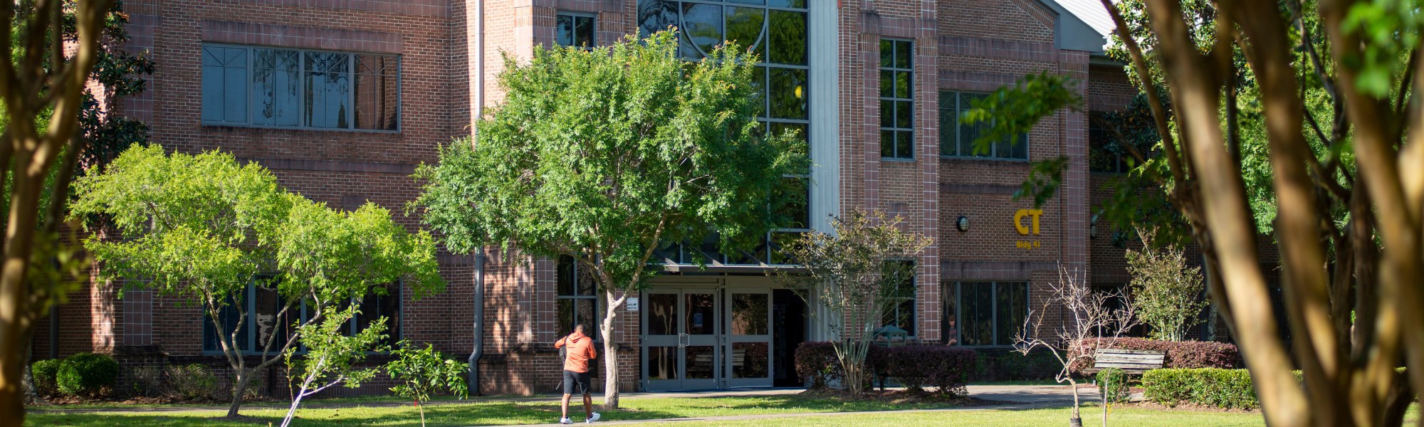 Front of CT classroom building.